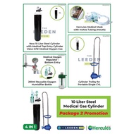 Medical Oxygen Steel Portable Cylinder 10L