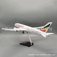 787 Airlines Scale 1: 130 B787 Ethiopian787 Aircraft Model with Light