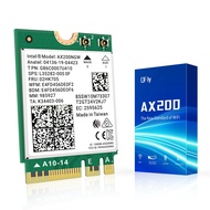 WiFi 6 Card AX200NGW Wireless Network Card 2.4GHz 5GHz MU-MIMO Wi-Fi 6 (802.11ax) Module Adapter wit