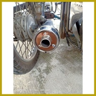 ℡ ☪ ❖ muffler tip /stock pipe tip stainless  tmx125/155 alpha, barako175/bajaj100/125