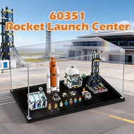 Dustproof Acrylic Display Cabinet 透明亚克力展示盒 Kotak Telus For Lego 60351 City Rocket Launch Center