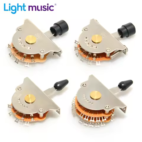 3 Way 4 Way 5 Way Electric Guitar Switch Metal Plastic 1pcs Tips Switch with Screws Electric Guitar 