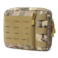 Tactical Molle Admin Pouch Multi-Purpose Laser-cut Utility Pouch Modular EMT EDC Organizer Tool Pouc
