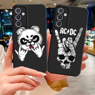 Samsung A05 A05s Case - Casing A05 A05s Silicone Camera Protector Black and White Motif Flexible Cas