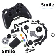 SMILE Wireless Controller , Durable Faceplate Cover Gamepad Housing Shell, Accessories Repair Gaming Game Controller Shell for Xbox 360