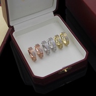 【Best quality】Car 18k gold Starry Sky stud AU750 classic best-selling earrings