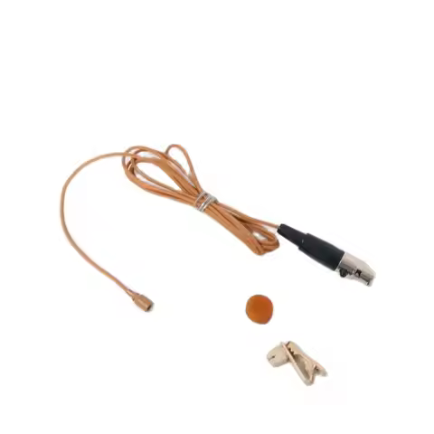 SM11 Brown Lavalier Microphone For Shure PGX ULX SLX UR1 BLX Wirelss BodyPack With TA4F Mini XLR 4Pi