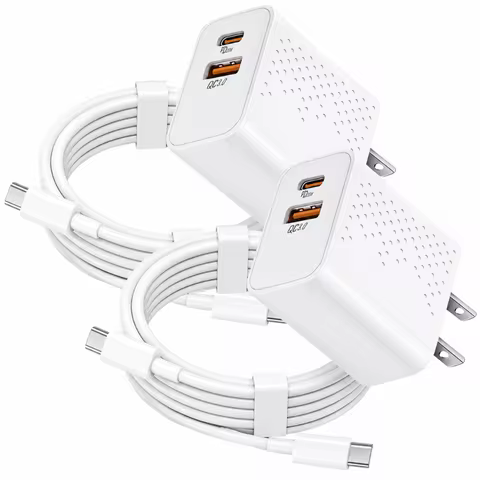 2PCS USB C Charger 35W Fast with 6FT USBC Cable for iPhone 15/ 15 Pro /16 Plus/ 16 Pro Max, iPhone 1