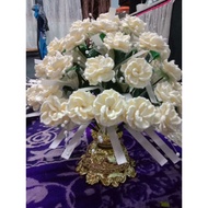 PROMOSI BUNGA TELUR 50pcs RM65 sahaja..benang kait hand made