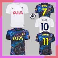 Auction 2021-22 Tottenham Hotspur Spurs Home Jersey Away Jersey Size S-4XL Shirt Football 21/22 Short Sleeve Man Fans Jersey KANE 10 LAMELA 11 SON 7 LUCAS 27