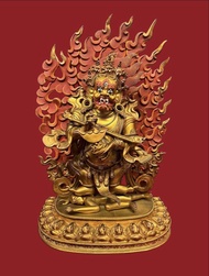 藏傳佛教🌺密宗 寶帳大黑天🌺寶帳怙主 鋶金像