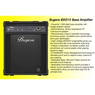 Bugera BXD15 1000watts Bass Amplifier 15" Turbosound 1000Watt Speaker. Bass, Mid, High EQ for Ultimate Sound Shaping.