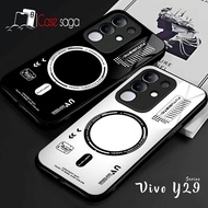 G901 Glitter Glass Softcase VIVO Y29 Y19S Y100 Y18 Y28s Y22 Y36 Y27 Y35 Y16 T1 5G T1 PRO 5G Y75 Y15S