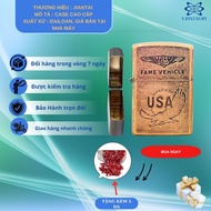 Unique zippo Case, free 5 zippo stones (Y-DO4) Brass material, Diverse Models (Material Not Included