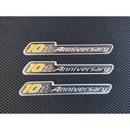 Set FIT 10th Anniversary Emblem Original Japan Honda FIT Jazz GE8