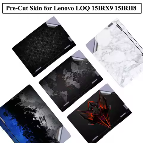 Pre-Cut No Glue Vinyl Skin Customized Decal Sticker Cover Film for Lenovo Gaming Laptop LOQ 15.6 15I