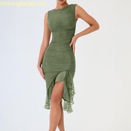 DUNEA  Women's Sleeveless Backless Party Dress