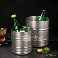 Ice Cube Stainless Steel Barrel Barrel Commercial Ice Bar Household Champagne Beer Value Creative Re