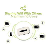 D6 Router 4G LTE 150Mbps Portable Modem Mobile Wifi Mifi Router&2100Mah