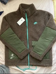 全新NIKE AS M NSW SHERPA FZ OUTDOOR JACKET SIZE M 外套 男款 運動外套 毛毛 zip up