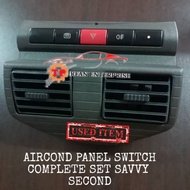 AIRCOND PANEL SWITCH COMPLETE SET SAVVY SECOND