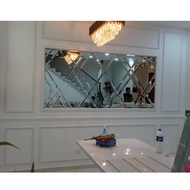 WAINSCOTING WHITE FRAME SIAP POTONG