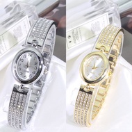 Ladies Quartz Wristwatch Digital Full Diamond Bracelet Watch for Women Steel Band Dial Bracelet Watches