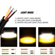 ❦ ▼ MOKOTO DOUBLE LAMP CREE QUADSHOT / TRI-STAR LED MINI DRIVING LIGHT FOR MOTORCYCLE AND CARS MOTO