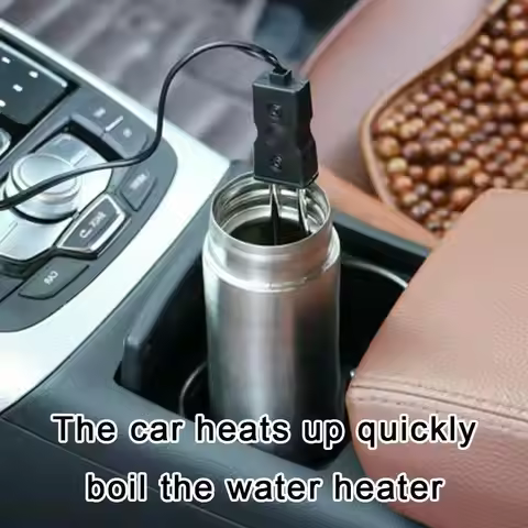 Universal 12V 24V Car Immersion Water Heater 120W Portable Tool Boiler Coffee Hot Electric Auto Trav