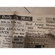 [Preloved Old Newspaper] (MAY 10, 1944) Daily Mail