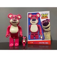 BE@RBRICK DISNEY 玩具總動員4 熊抱哥 LOTSO BEARBRICK 100% 400%