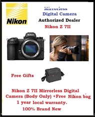 Nikon Z 7II kamera Digital Mirrorless (badan sahaja) Nikon bag percuma 1 tahun Nikon Singapore Warra