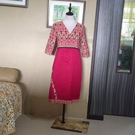 Dress Corak Borneo Premium