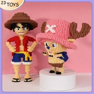 23 toys 3D Building Blocks Super Hero Building Blocks One Piece Luffy Education Naruto Nano Building