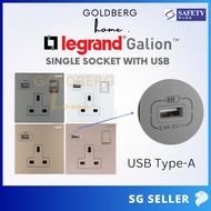 Legrand Galion Wall Socket with USB | Goldberg Home