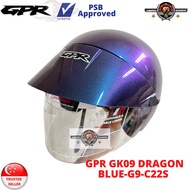 GPR Helmet GK09-C22S Dragon Blue (PSB Approved)