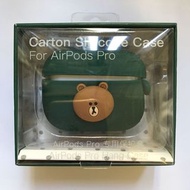 Line Friends Airpods Pro 3 line brown 熊大 立體矽膠保護套 Silicone Case