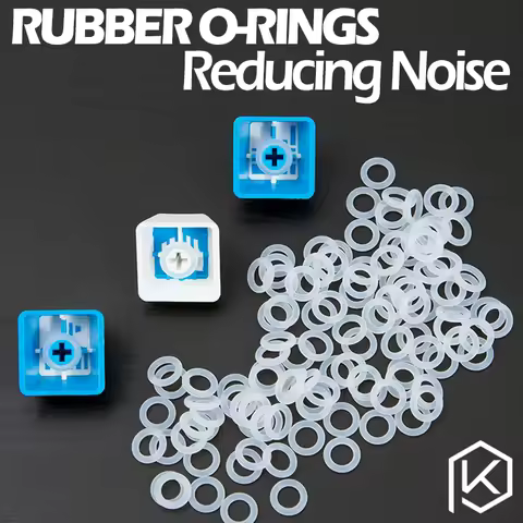 Cherry MX Rubber O-Rings 120Pcs Switch Dampeners Dark Black Clear Red Blue Cherry MX Keyboard Damper