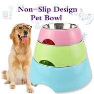 Non-slip Design Dog Bowl Travel Pet Dry Food Cat Bowls for Dogs Puppy Cats Food Water Feeder Bowls F