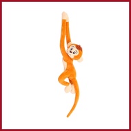 Monkey Stuffed Animals Hanging Monkey Decor 25.6'Monkey Toy Soft Stuffed Animals Toy With Fastener E