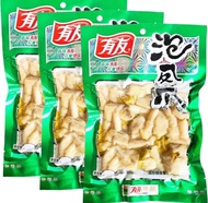 YI DAO XIANG PICKLED CHILI CHICKEN FEET 100g / YOU YOU PICKLED CHICLEN FEET 172g 伊道香泡椒凤爪100g /有友泡椒凤爪