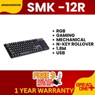Armaggeddon SMK-12R RGB Kestrel Outemu Switch Mechanical Keyboard 104 Key Low-Profile