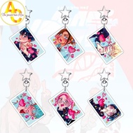 ALIEN STAGE Anime keychain, gift for MIZI SUA TILL IVAN HYUNA LUKA fans, cosplay accessories