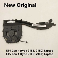 57 New 2 For Laptop Lenovo Thinkpad E14 Gen4 E15 CPU Coog Fan Heatsink Radiator UMA
