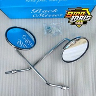 Retro Mirror Long Stem Bolt Thread 12 A100 RC Dk 100 Bravo V80 V75 YL1 800 Super Cub C70 C700