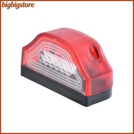 Big 3 LED Number Lamps E9 12V-24V For Lorry Tru Trailer White Light Waterproof Car License Plate Lig
