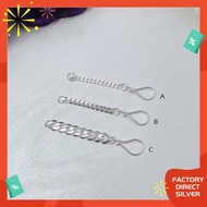 **Wholesale**#ZA107 Original Silver925 Safety Chain for Bangle (Anak Rantai Bangle Silver925)