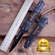 มีดพับ มีดพกพา มีดเดินป่า Outdoor folding knife มีระบบดีดใบมีด มีที่ทุบกระจก พร้อมส่งในไทยS15