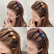 [HC 029] Klip Rambut Corak tiga Bola Instyle Creatice Fur Ball Hair Clip