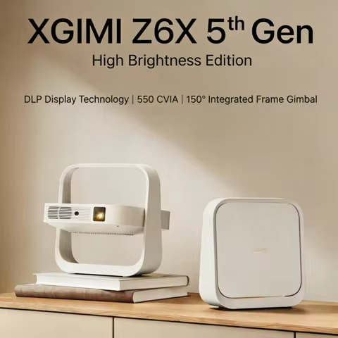 XGIMI Z6X 5th Generation High Brightness 1080P PTZ Projector 550CVIA Lumen Automatic Trapezoidal Cor